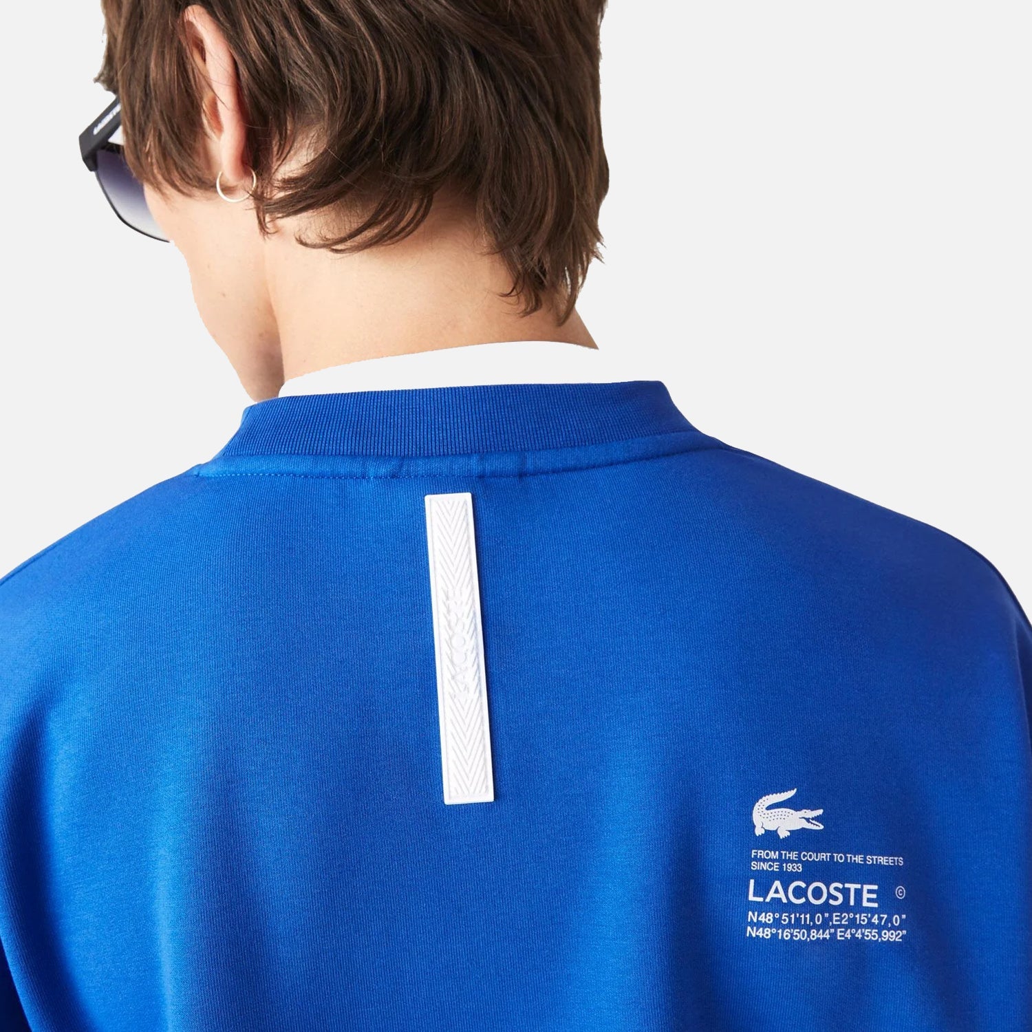 Men's Lacoste Relaxed Fit Sweater - Blue