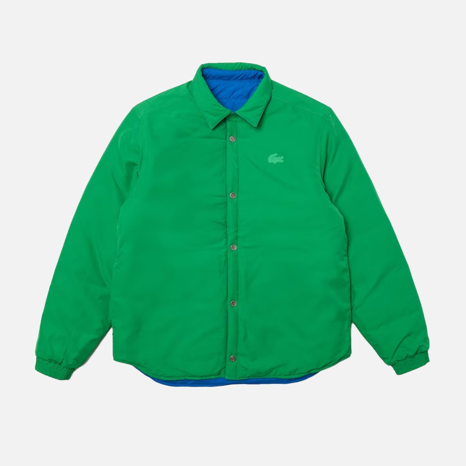 Men's Lacoste Reversible Jacket Blue Green