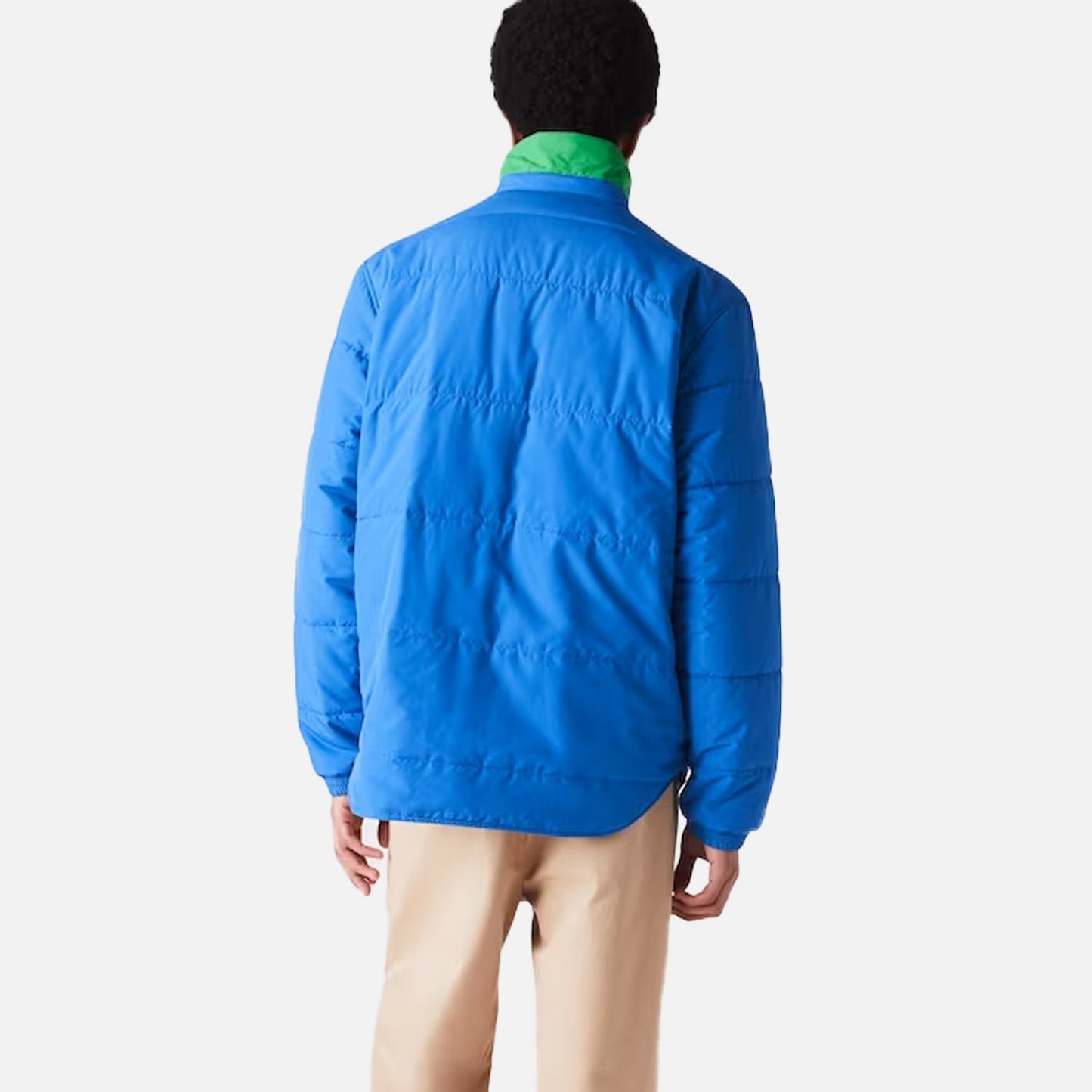 Men's Lacoste Reversible Jacket Blue Green