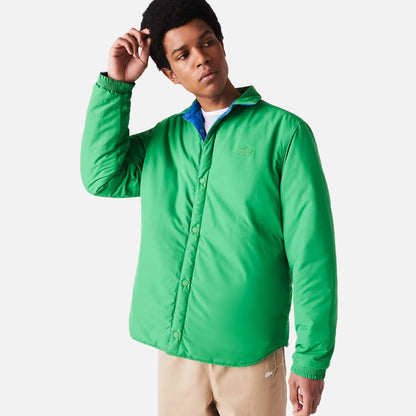 Men's Lacoste Reversible Jacket Blue Green