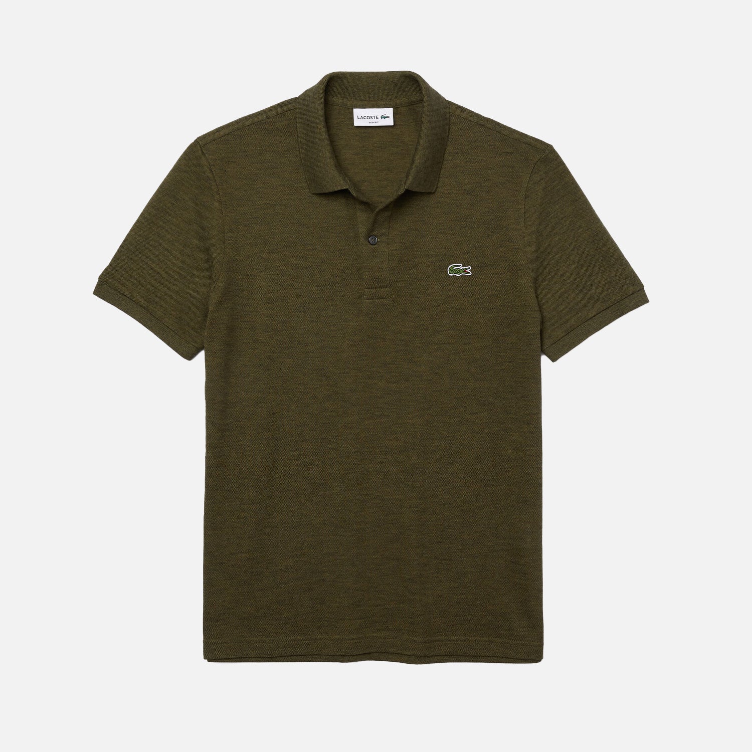 Men's Lacoste Short Sleeve Cotton Polo Shirt Dark Green