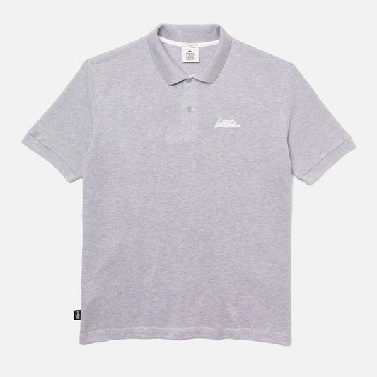 Men's Lacoste Short Sleeve Cotton Polo Shirt Grey