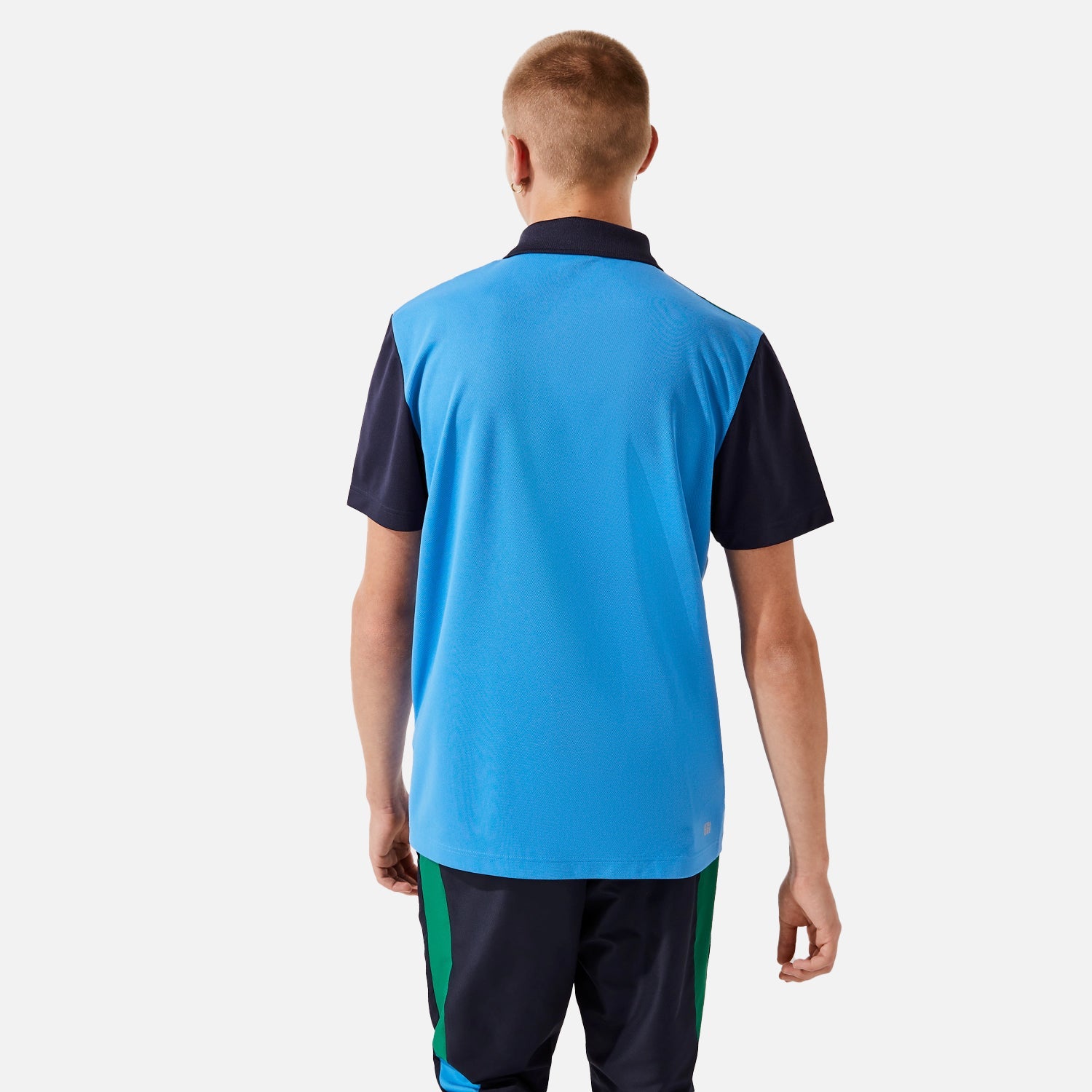 Men's Lacoste Sport Polo Shirt Blue Green