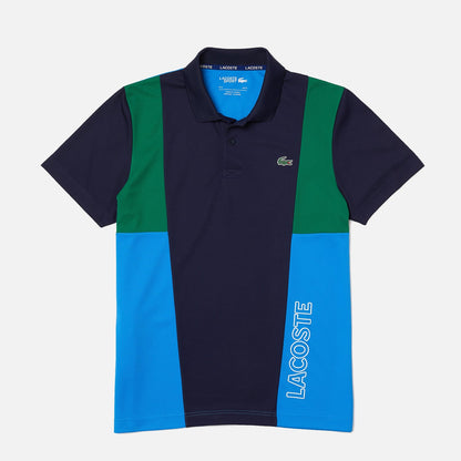 Men's Lacoste Sport Polo Shirt Blue Green