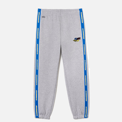 Men's Lacoste Tracksuit Bottoms - Grey Blue