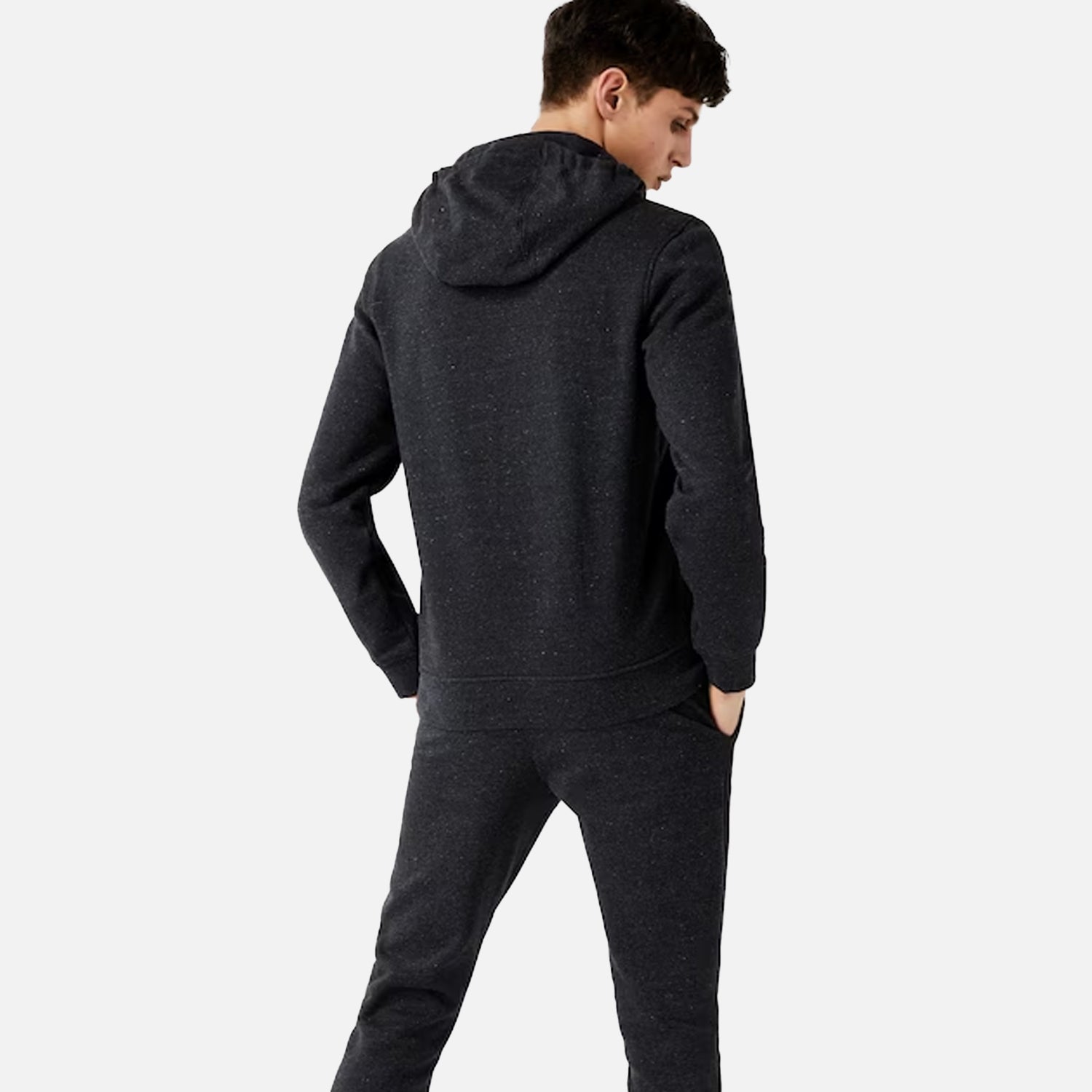 Lacoste Full Zip Hooded Tracksuit Grey