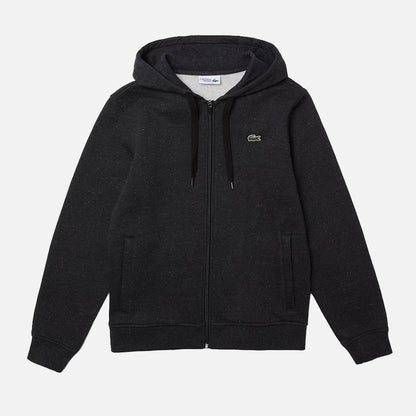 Men's Lacoste Zip Sport Hoodie Grey