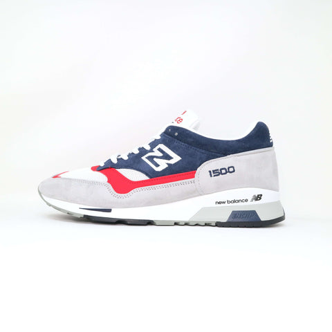 Men's New Balance 1500 GWR Blue Red Grey Suede Trainers