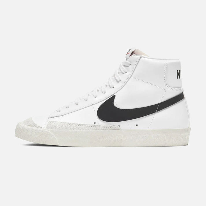 mens nike blazer mid 77 white black