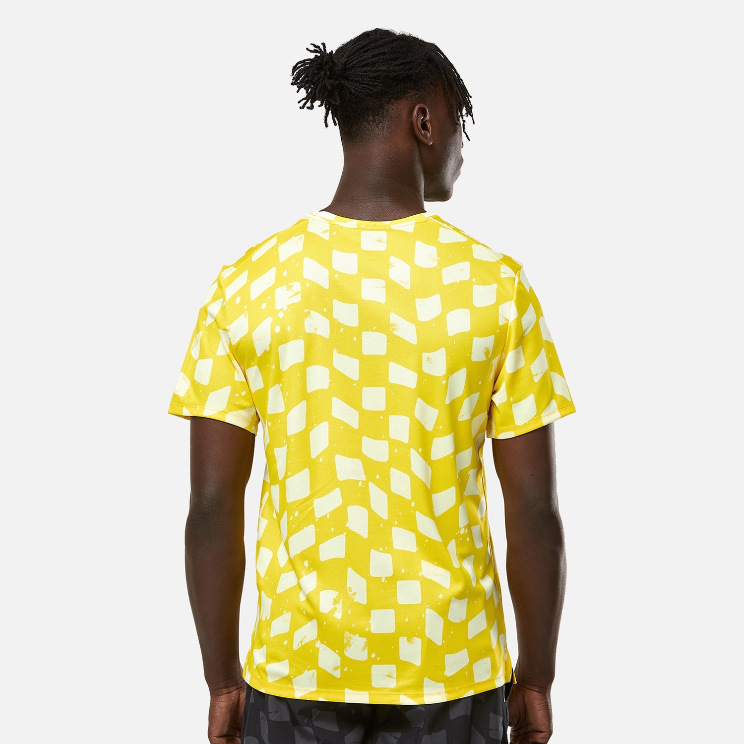 Men's Nike Dri Fit Miler Running T-Shirt Yellow