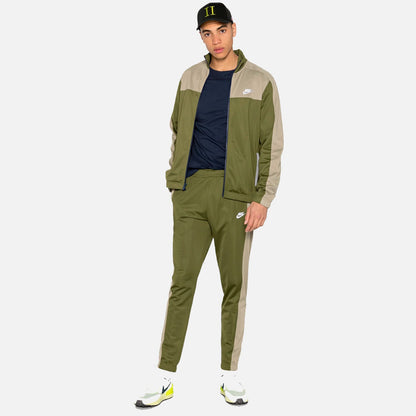 Men's Nike Full Tracksuit - Olive Green