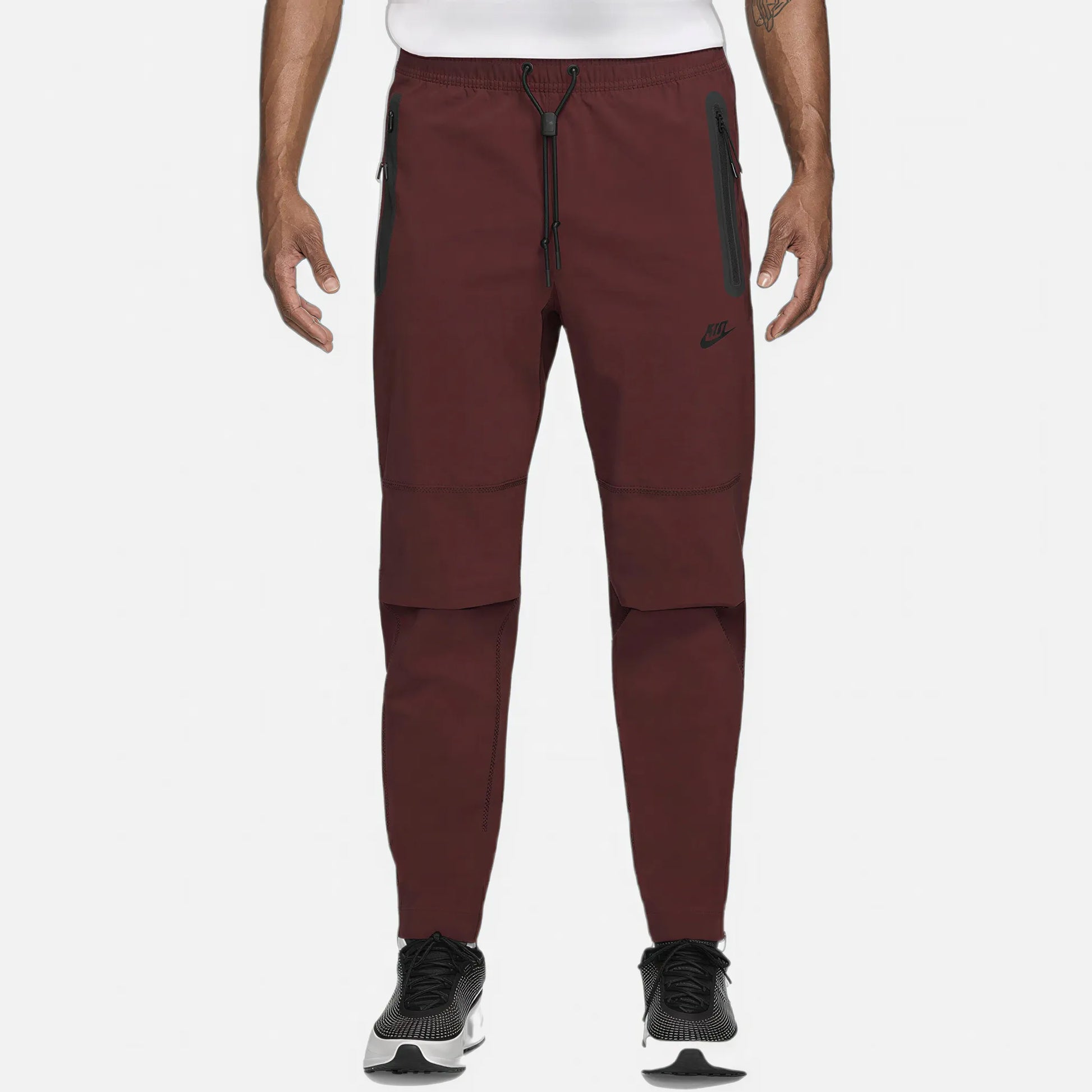 Men's Nike Tech Woven Maroon Windrunner Trousers