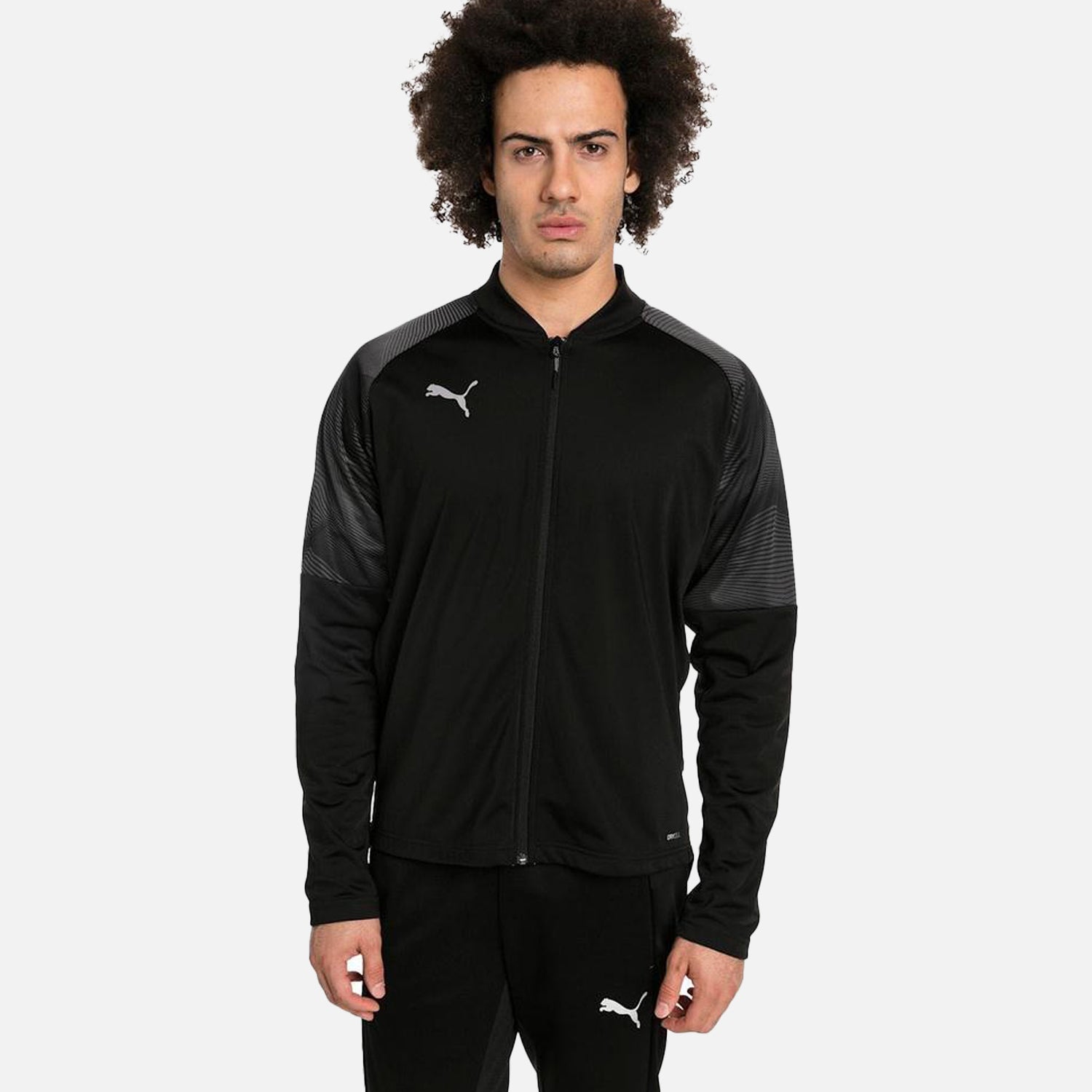 Men's Puma Football Track Jacket - Black