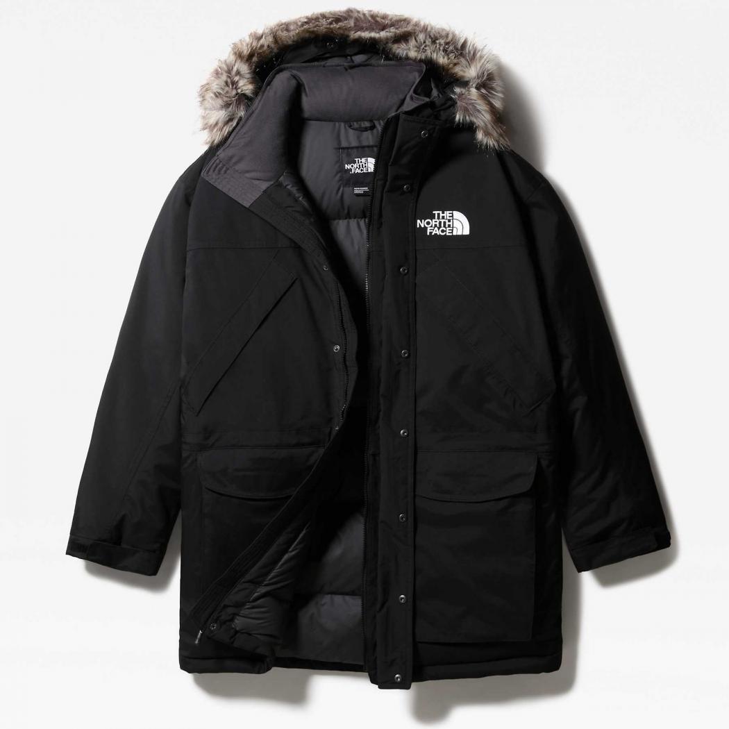 Men s The North Face New Peak Parka Jacket Black THE SNEAKER OUTLET