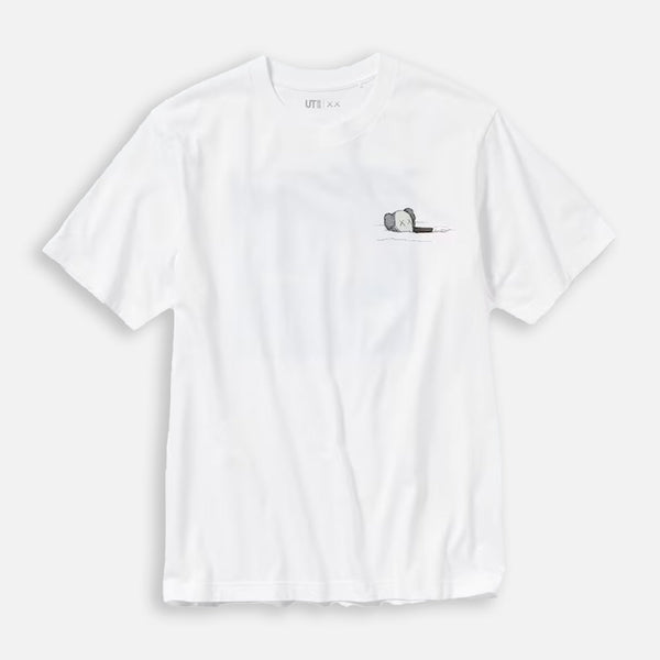 Men's Uniqlo x Kaws UT White With Back Print T-shirt