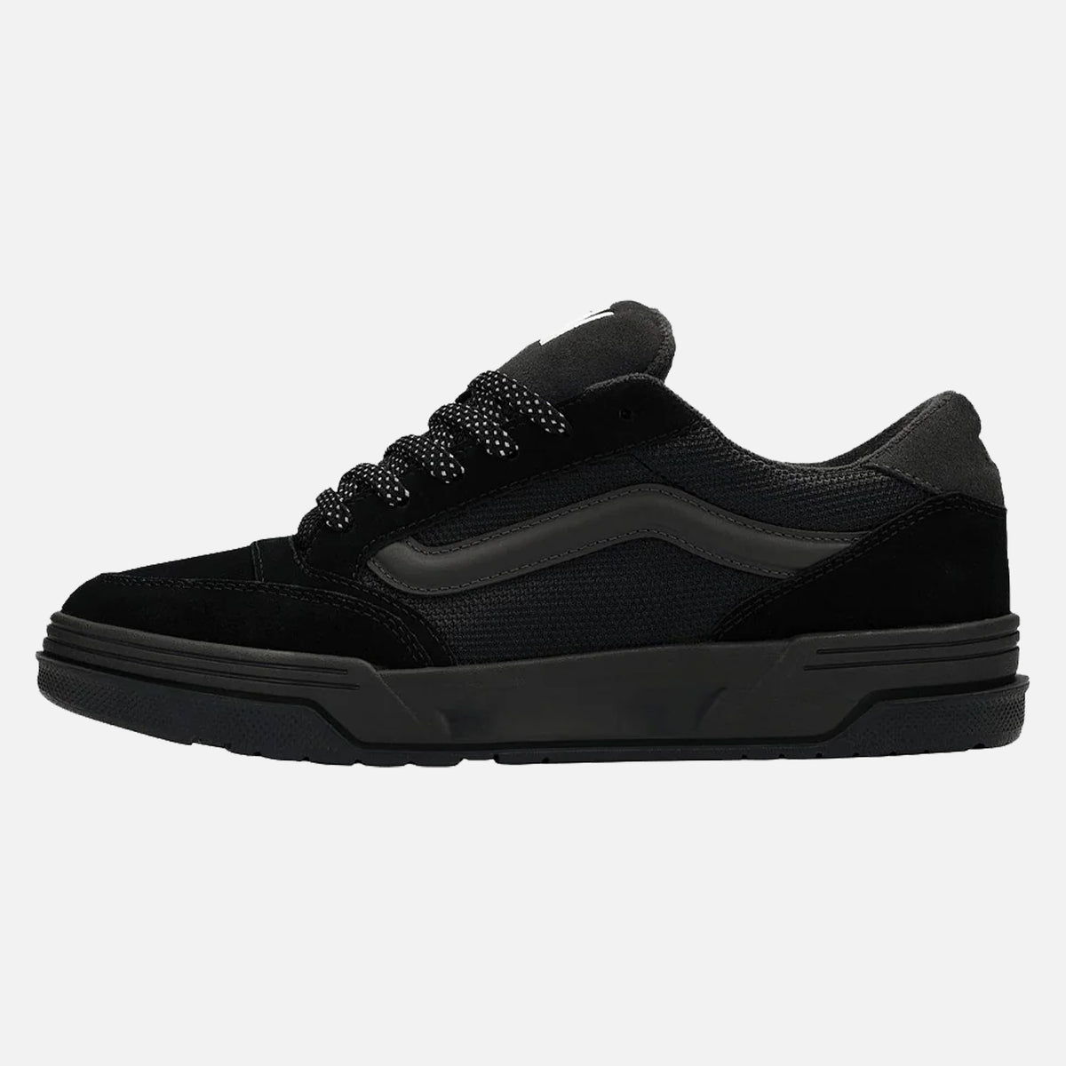 Mens Vans Hylane Black Suede Skate Shoe