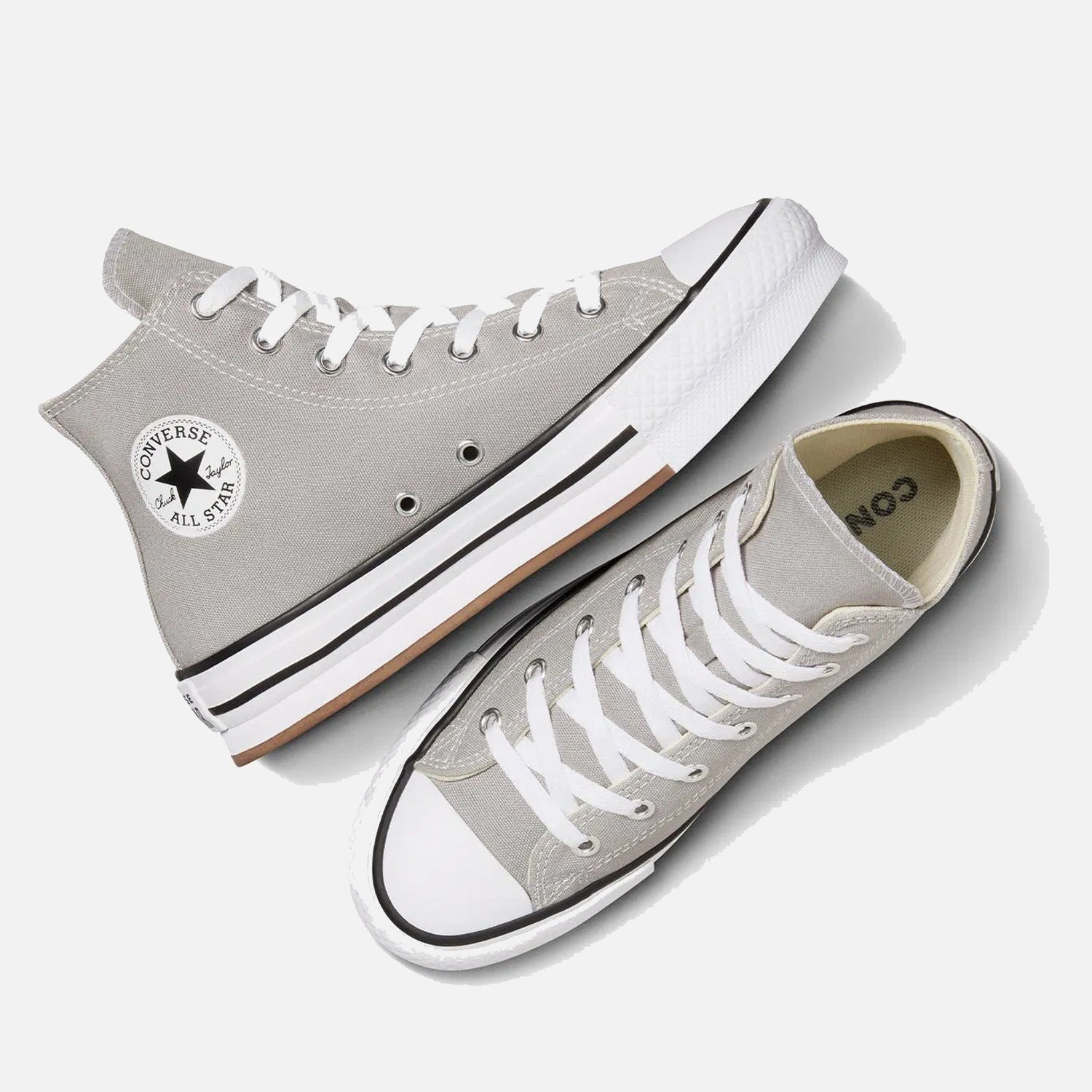 Older Kid's Converse Chuck Taylor Hi Lift Grey