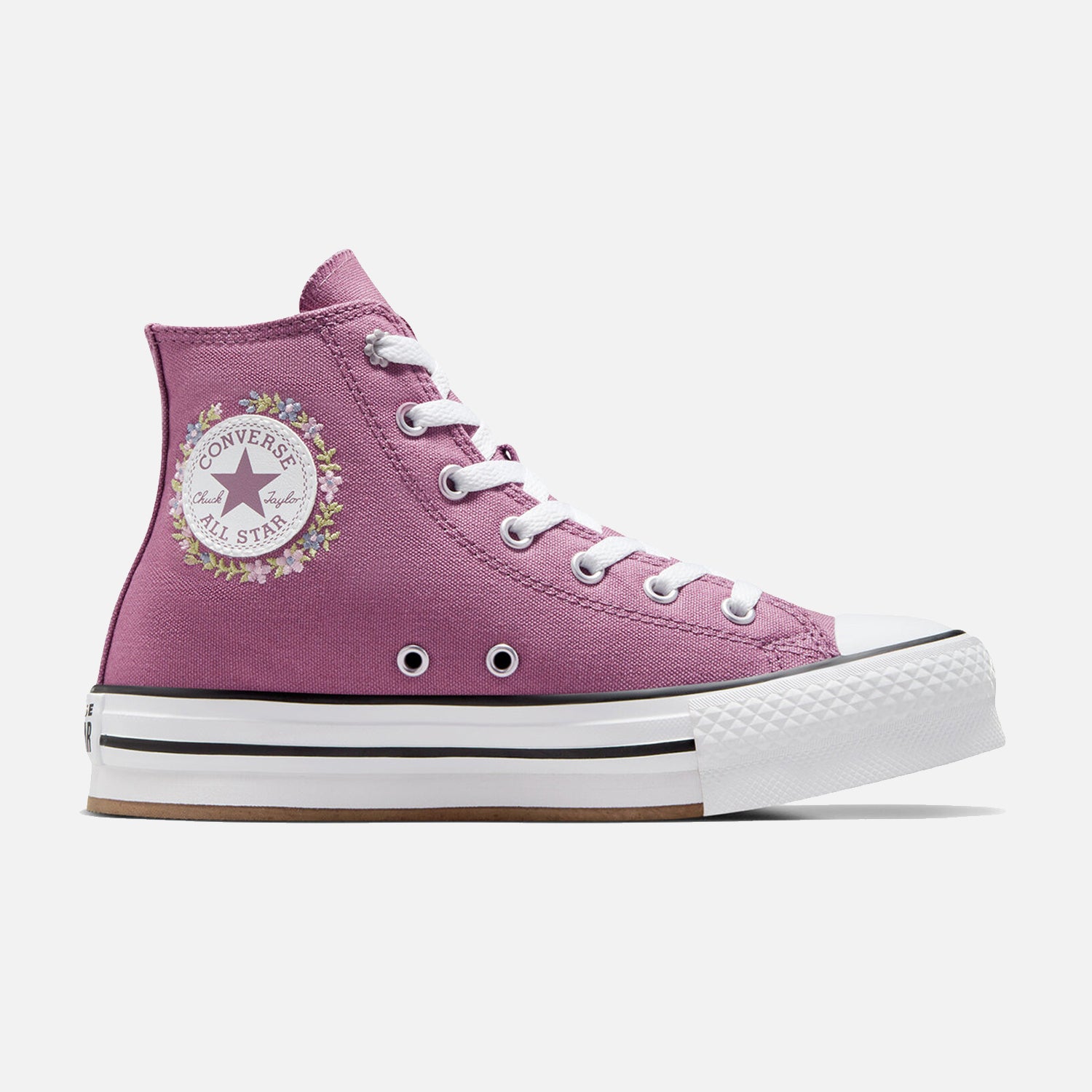 Older Kid's Converse Chuck Taylor Lift Hi Purple