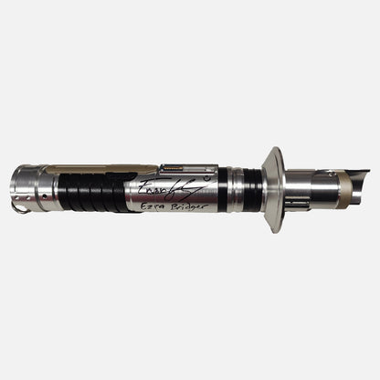 Signed Star Wars The Black Series Ezra Bridger Force FX Elite Lightsaber