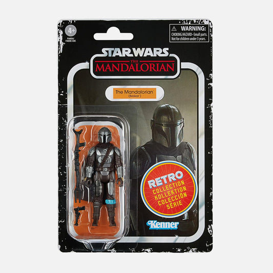 Star Wars Hasbro Retro Collection The Mandalorian (Beskar) Toy 9.5-cm-Scale Action Figure