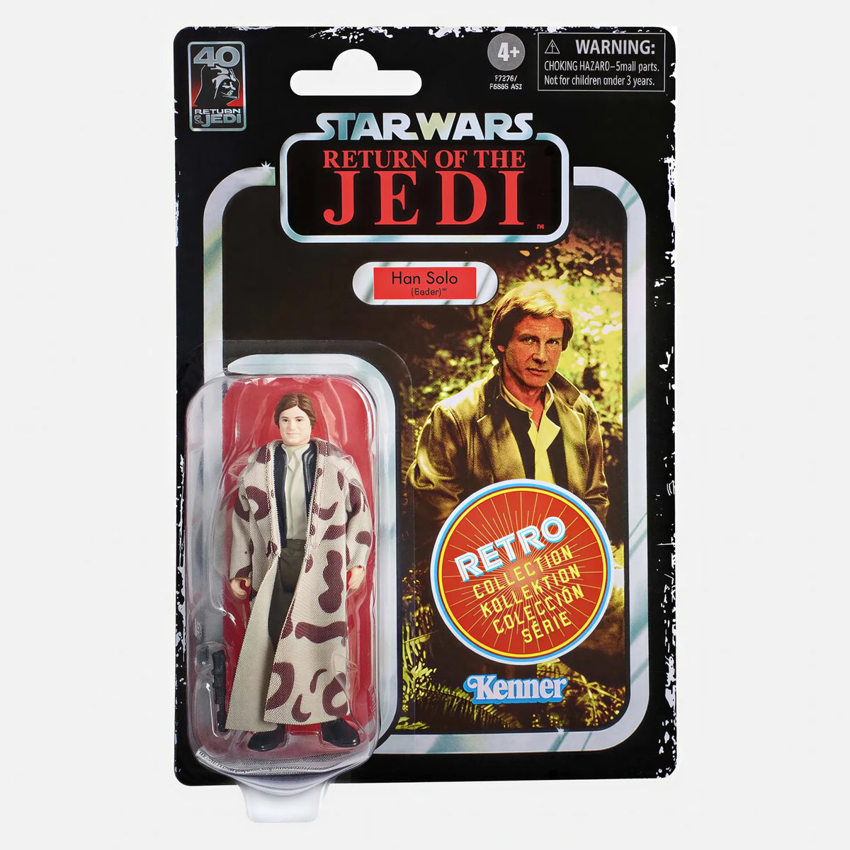 Star Wars Retro Collection Han Solo Endor Return Of The Jedi 3.75 inch figurine