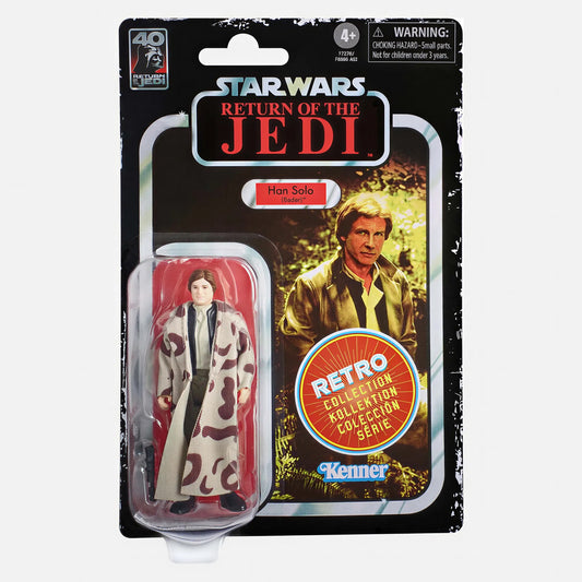 Star Wars Retro Collection Han Solo Endor Return Of The Jedi 3.75 inch figurine