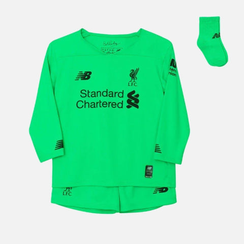 Toddler Liverpool New Balance 19/20 Goalkeeper Football Kit