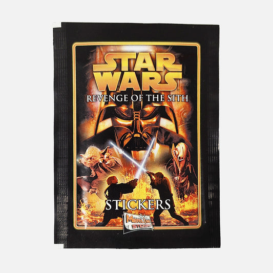 Vintage Merlin Topps Star Wars Revenge Of The Sith Stickers