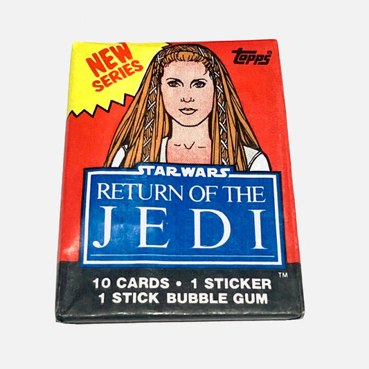 Vintage Topps Star Wars Return Of The Jedi 1983 Red Wax Pack Series 2