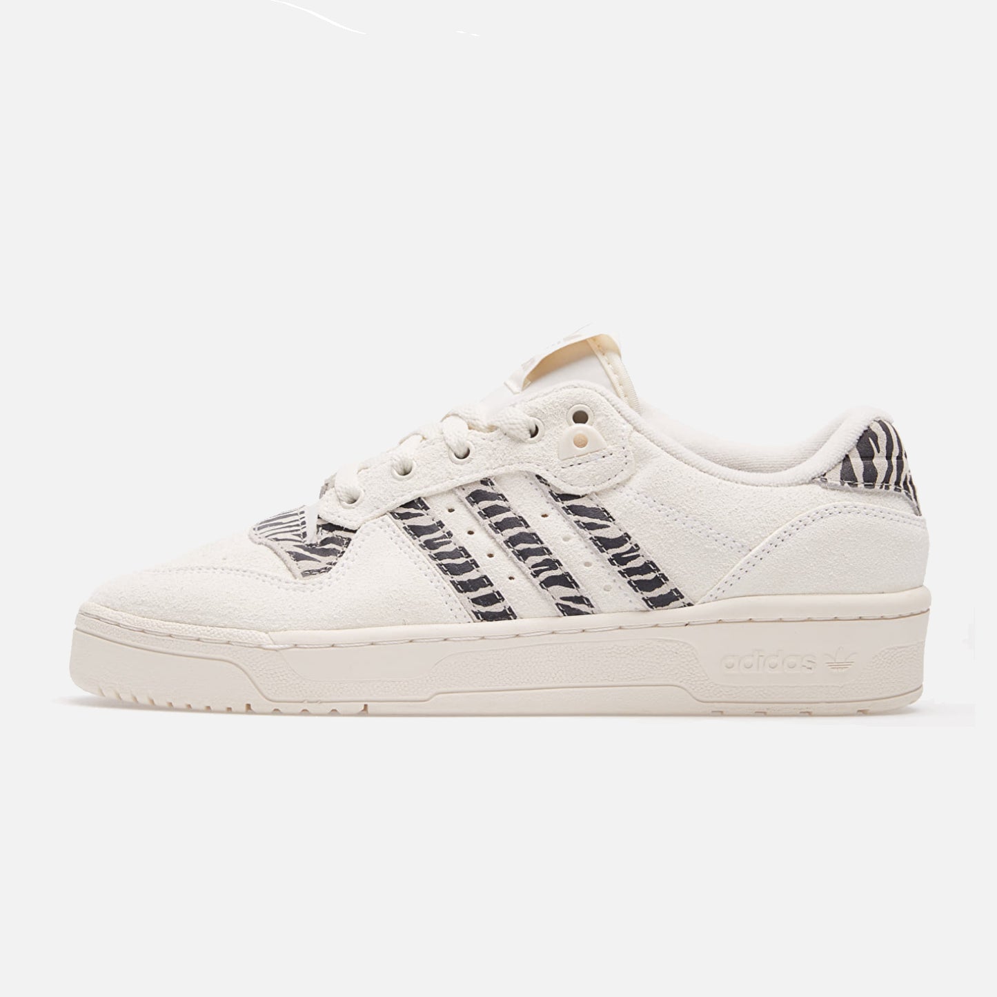 Women's Adidas Rivalry Low Trainers - Zebra