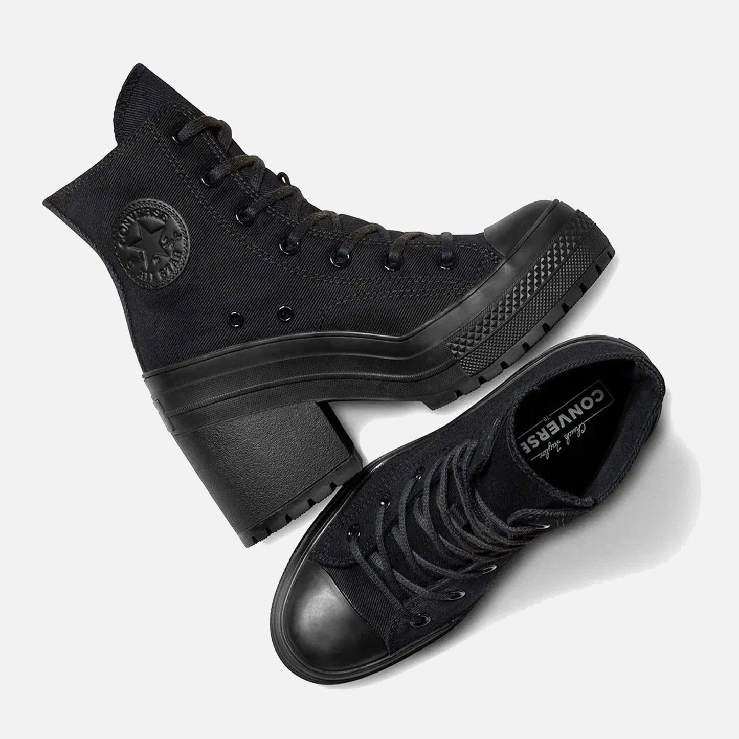 Women's Converse Chuck 70 De Luxe Heel Triple Black