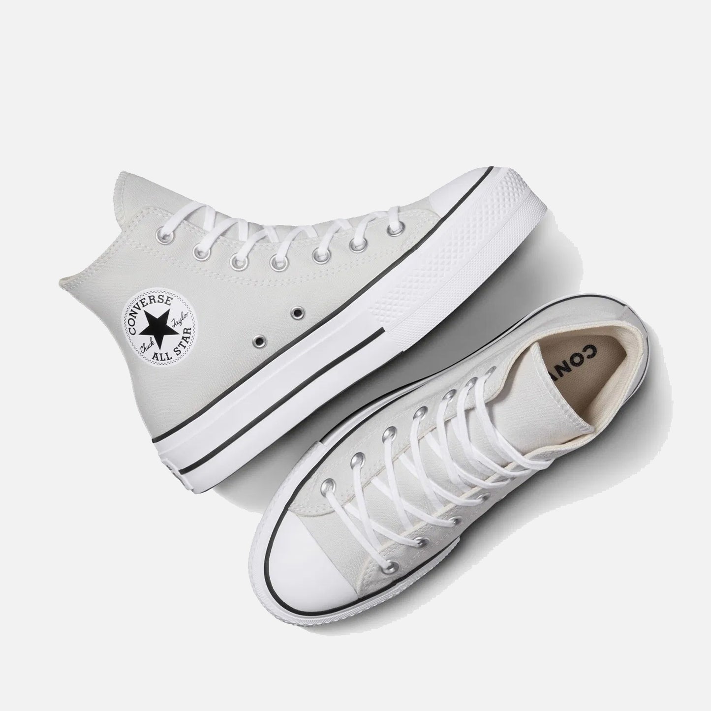 Womens Converse Chuck Taylor Hi Lift Barley Grey