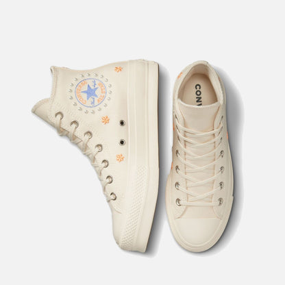 Women's Converse Chuck Taylor Lift Hi Ivory Pearl