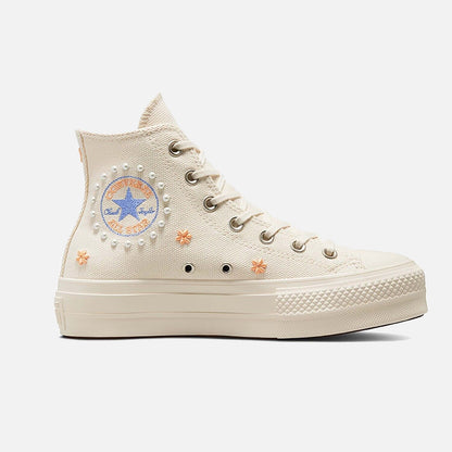 Women's Converse Chuck Taylor Lift Hi Ivory Pearl