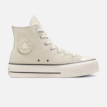 Women's Converse Chuck Taylor Lift Hi Lift Egret Suede