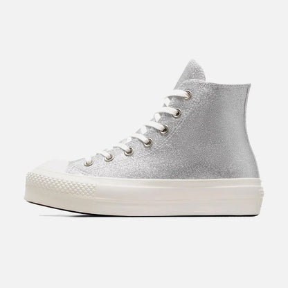 Women's Converse Chuck Taylor Lift Hi Lift Silver Glitter – THE