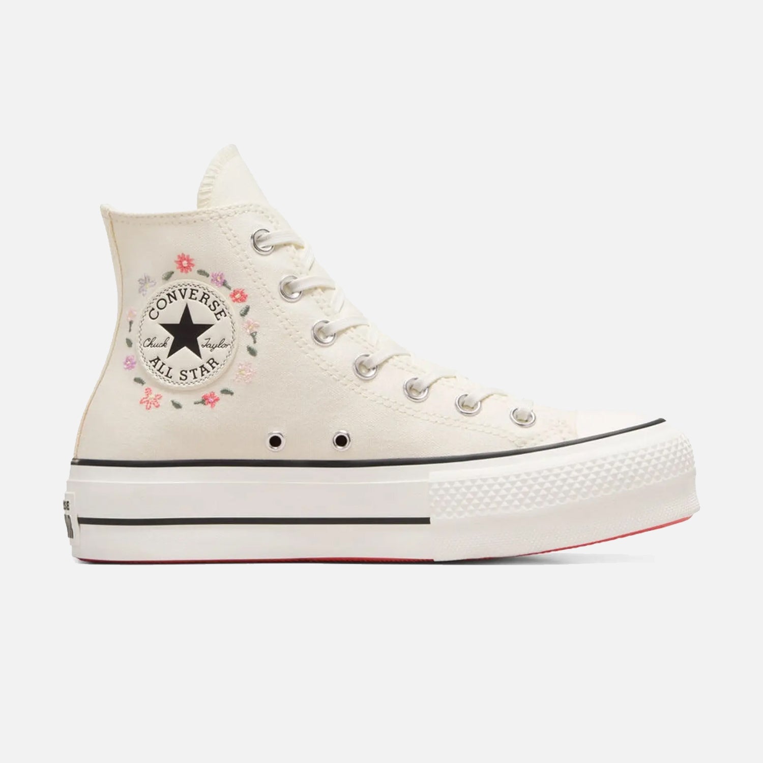 Women's Converse Chuck Taylor Lift Stitched Flowers