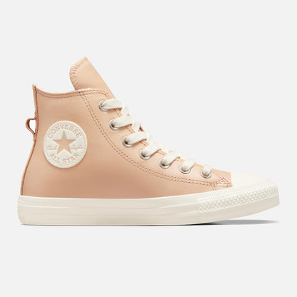 Women's Converse Chuck Taylor Tan Leather Sherpa