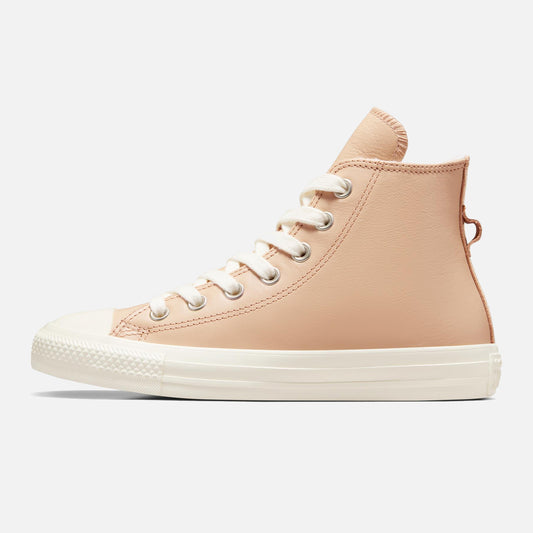 Women's Converse Chuck Taylor Tan Leather Sherpa