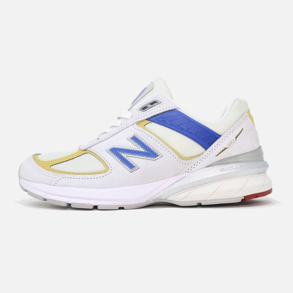 New balance hot sale 990 white blue