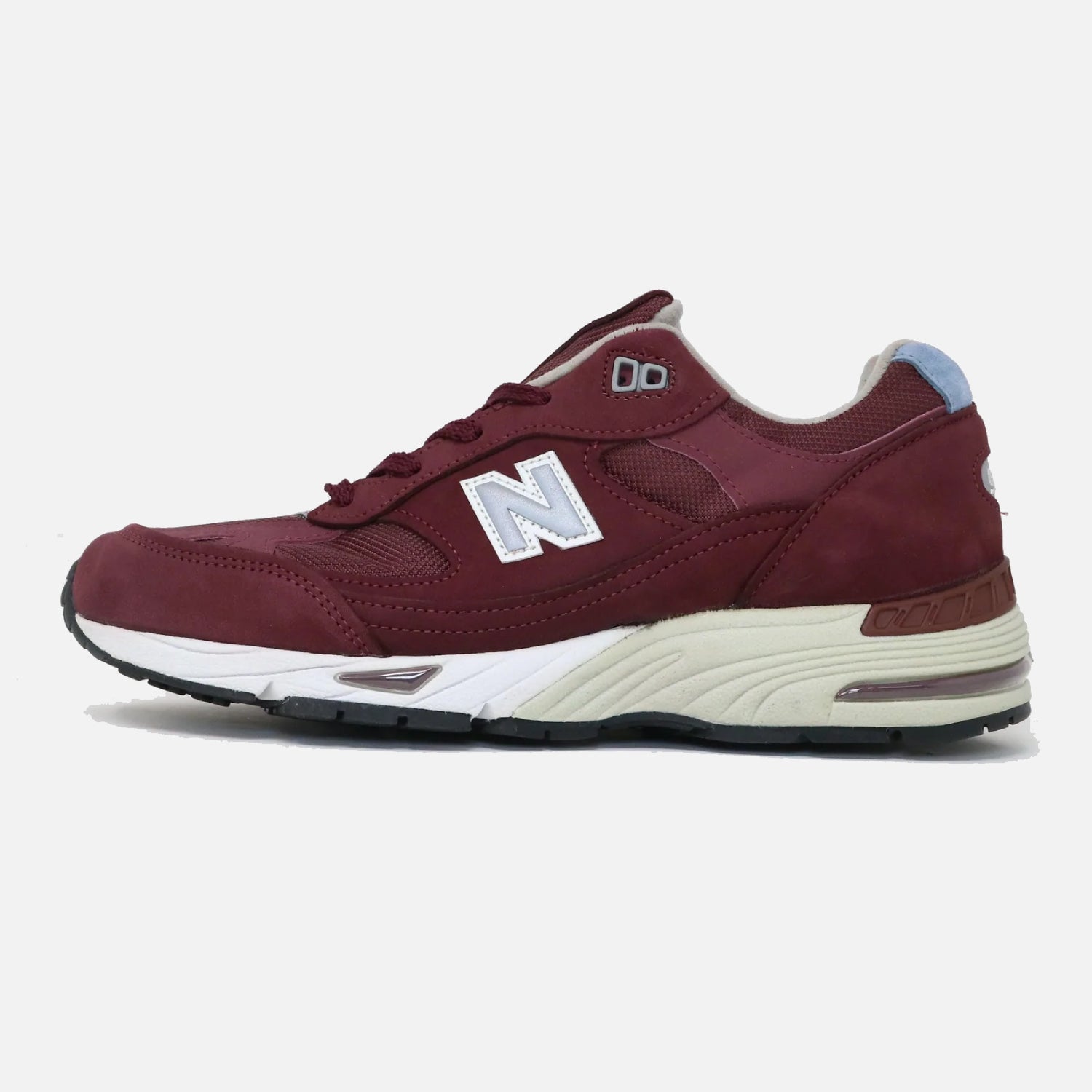 Women's New Balance 991 BBL - Burgundy