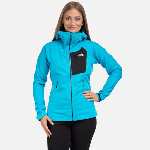 Women's The North Face Impendor Wind Wall Hooded Jacket - Blue